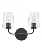  853452BK-CL - Small Two Light Vanity