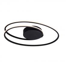  A6919BK - Avista Trent Flush Mount Black-LED