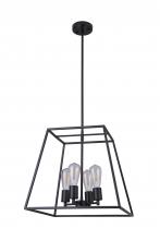  LIT3833BK+MC - 18" Pendant in black finish with replaceable socket rings in Black, Chrome and Gold