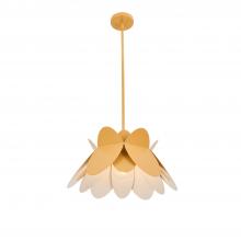  517055WY - Flor 18 in Harvest Yellow Pendant