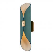 519923STB - Cape LED Peacock Green Wall Sconce