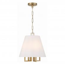  2254-VG - Libby Langdon for Crystorama Westwood 4 Light Vibrant Gold Pendant