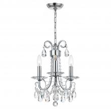  6823-CH-CL-MWP - Othello 3 Light Polished Chrome Mini Chandelier