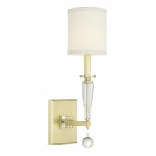 8101-AG - Paxton 1 Light Aged Brass Sconce