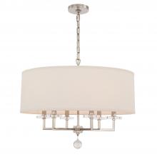  8116-PN - Paxton 6 Light Polished Nickel Chandelier