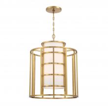  9597-LG - Brian Patrick Flynn for Crystorama Hulton 6 Light Luxe Gold Chandelier
