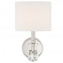  CHI-211-PN - Chimes 1 Light Polished Nickel Sconce