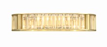  FAR-6005-AG - Libby Langdon for Crystorama Farris 4 Light Aged Brass Bathroom Vanity