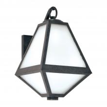  GLA-9701-OP-BC - Brian Patrick Flynn for Crystorama Glacier 1 Light Black Charcoal Outdoor Sconce