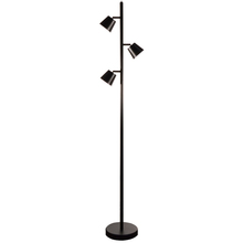  625LEDF-BK - 3LT Floor Lamp, BK