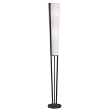  83323F-MB - 2LT Incand Floor Lamp, MB w/ WH Shade