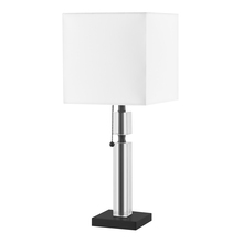  DM231-MB - 1LT Incandescent Table Lamp, MB w/ WH Shade