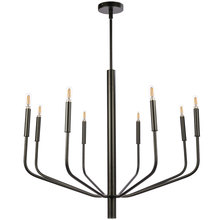  ELN-328C-MB - 8LT Chandelier, MB Finish