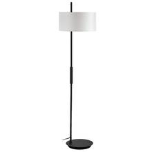  FTG-622F-MB-WH - 1LT Incandescent Floor Lamp, MB w/ WH Shade
