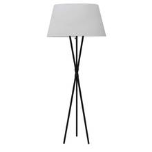  GAB-601F-MB-WH - 1LT Floor Lamp, MB w/ WH Shade