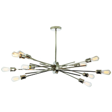  NEB-3910HP-BC - 10LT Horizontal Pendant, Burnished Chrome Finish