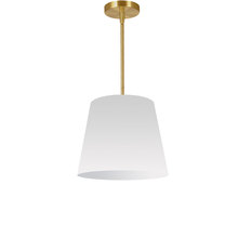  ODR-S-790 - 1LT Oversized Drum Pendant Small, WH Shade