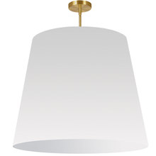  ODR-XL-790 - 1LT Oversized Drum Pendant X-Large, WH Shade