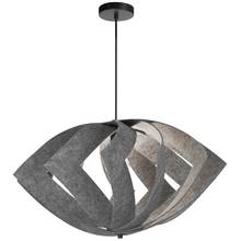  RTM-301P-MB-500 - 1LT Incandescent Pendant, MB w/ GRY Shade