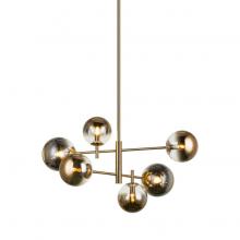  C70706AGAG - Averley Aged Gold Brass Chandelier