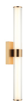 Matteo Lighting S06426AG - Macie Aged Gold Brass Vanity
