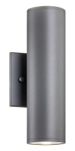 Matteo Lighting S10222GY - Tubular Grey Outdoor Lighting