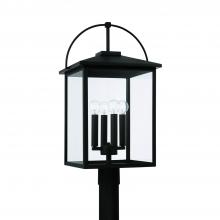  948043BK - 4 Light Outdoor Post Lantern