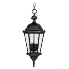  9724BK - 3 Light Outdoor Hanging Lantern