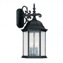  9834BK - 3 Light Outdoor Wall Lantern