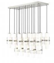  1946P-17L-BN - 17 Light Linear Chandelier