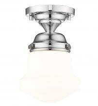  735F1-CH - 1 Light Flush Mount