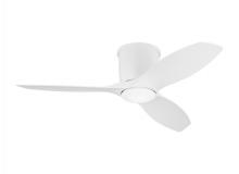  3TTHR44RZWD - Titus 44 Inch Indoor/Outdoor Integrated LED Dimmable Hugger Ceiling Fan
