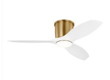  3TTHR44SBD - Titus 44 Inch Indoor/Outdoor Integrated LED Dimmable Hugger Ceiling Fan