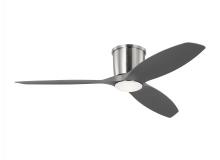  3TTHR52BSD - Titus 52 Inch Indoor/Outdoor Integrated LED Dimmable Hugger Ceiling Fan