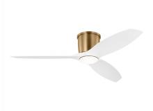  3TTHR52SBD - Titus 52 Inch Indoor/Outdoor Integrated LED Dimmable Hugger Ceiling Fan