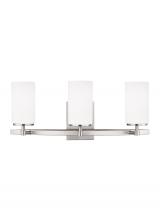  4424603-962 - Alturas contemporary 3-light indoor dimmable bath vanity wall sconce in brushed nickel silver finish