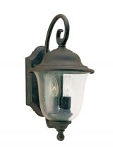  8459-46 - Trafalgar traditional 2-light medium outdoor exterior wall lantern sconce in oxidized bronze finish