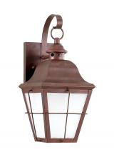  8462D-44 - Chatham traditional 1-light medium outdoor exterior dark sky compliant wall lantern sconce in weathe