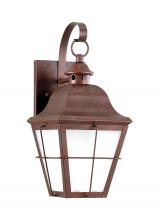  8462DEN3-44 - Chatham traditional 1-light LED medium outdoor exterior dark sky compliant wall lantern sconce in we