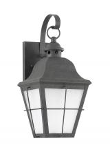  89062EN3-46 - Chatham traditional 1-light LED medium outdoor exterior wall lantern sconce in oxidized bronze finis