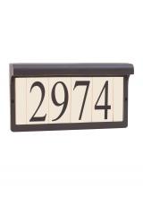  9600-71 - Address light collection antique bronze aluminum address sign light fixture
