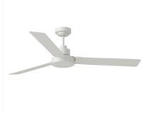  3JVR58RZW - Jovie 58" Indoor/Outdoor Matte White Ceiling Fan with Handheld / Wall Mountable Remote Control a