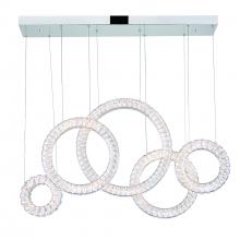  1046P43-5-601-RC - Celina LED Chandelier With Chrome Finish