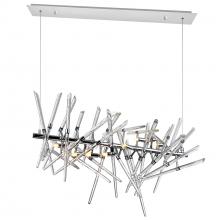  1154P37-9-601 - Icicle 9 Light Chandelier With Chrome Finish