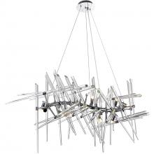  1154P39-10-601 - Icicle 10 Light Chandelier With Chrome Finish