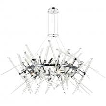  1154P42-12-601-R - Icicle 12 Light Chandelier With Chrome Finish