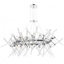  1154P43-12-601-O - Icicle 12 Light Chandelier With Chrome Finish