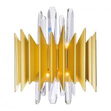  1247W13-5-602 - Cityscape 5 Light Wall Sconce With Satin Gold Finish