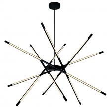  1375P43-6-101 - Oskil LED Integrated Chandelier With Black Finish