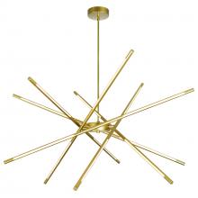  1375P43-6-602 - Oskil LED Integrated Chandelier With Satin Gold Finish